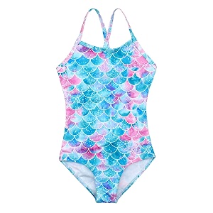 girls one pieces swimsuit cute swimwear bathing suits 2-12 years