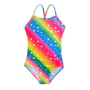 girls one pieces swimsuit cute swimwear bathing suits 2-12 years