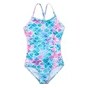 Girls One Pieces Swimsuit Cute Swimwear Bathing Suits 2-12 Years