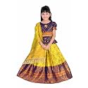 Girls Pattu Pavadai Ready to Wear Lehenga