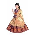Girls Pattu Pavadai Ready to Wear Lehenga