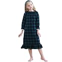 Girls Princess NightgownWinter Long Sleeve Flannel Nightdress