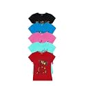 Girls Printed Cotton Half Sleeve Regular Fit