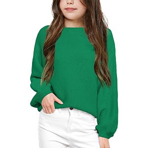 Girls Pullover Sweaters Kids Long Sleeve Drop