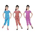Girls Pure Cotton Casual Round neck regular