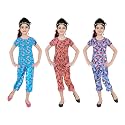 Girls Pure Cotton Casual Round neck regular