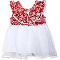 Girls Regular Frocks 50174_Red_12M-18M