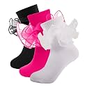 Girls Ruffle Socks Double Lace Turn Cuff Frilly Church Dress Socks
