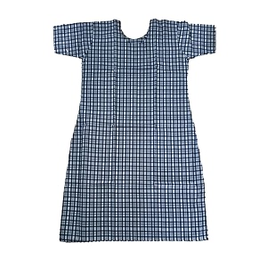 girls school uniform cotton checkered top  half sleeve comfortable school wear tunic  breathable daily wear uniform dress for kids multicolor