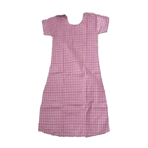 girls school uniform cotton checkered top  half sleeve comfortable school wear tunic  breathable daily wear uniform dress for kids multicolor