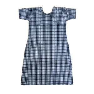 girls school uniform cotton checkered top  half sleeve comfortable school wear tunic  breathable daily wear uniform dress for kids multicolor