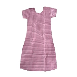 girls school uniform cotton checkered top  half sleeve comfortable school wear tunic  breathable daily wear uniform dress for kids multicolor