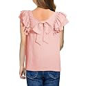 DOKOTOO KIDS Girls Shirts Summer Cute Double