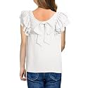 DOKOTOO KIDS Girls Shirts Summer Cute Double