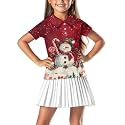 Girls Short Sleeve Golf Shirt 3 Button Up Lapel Collar Tennis Shirts Quick Dry Uniform Athletic Tank Tops for 5-14Y