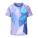 Girls Short Sleeve Rash Guard Swim Shirt Girls Sun Protection Swimsuits Quick Dry Surf Tops Bathing Suits for Girls