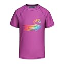 Girls Short Sleeve Rash Guard Swim Shirt Girls Sun Protection Swimsuits Quick Dry Surf Tops Bathing Suits for Girls
