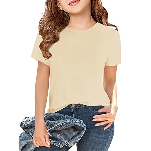 Girls Short Sleeve T Shirts Kids Summer