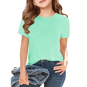 Girls Short Sleeve T Shirts Kids Summer