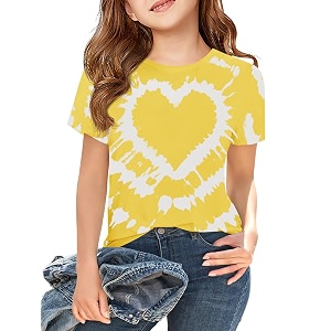 Girls Short Sleeve T Shirts Kids Summer