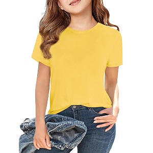 Girls Short Sleeve T Shirts Kids Summer