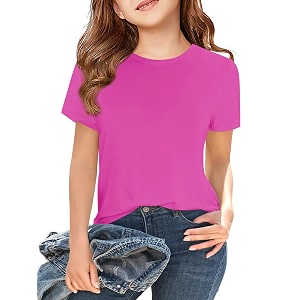 Girls Short Sleeve T Shirts Kids Summer
