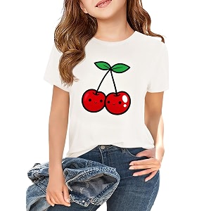 Girls Short Sleeve T Shirts Kids Summer