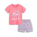Girls Shorts Set Outfits for Toddler Girls T-shirts Clothing Sets Kids Summer Graphic Cotton Tops Tees 3-7 Years