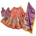 Girls Simar Soft Silk New Traditional Printed