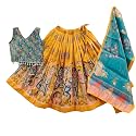 Girls Simar Soft Silk New Traditional Printed