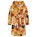 Girls Soft Fleece Robes Plush Hooded Bathrobes