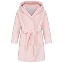 Girls Soft Fleece Robes Plush Hooded Bathrobes