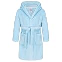 Girls Soft Fleece Robes Plush Hooded Bathrobes