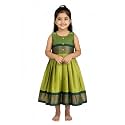Girls South Indian Traditional pattu Pavadai Tapeta