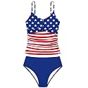 Girls Swimsuit 2 Piece Bathing Suit Criss Cross Ruched Girl Tankini Sets Printed Girls' Swimwear for 9-18 Years