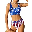 Girls Swimsuit Double Strap High Waist Sporty Bikini Swimsuits Swim Cover Up Skirt 3 Piece Set