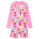 Girls Swimsuit One Piece Ruffles Quick Dry