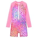 Girls Swimsuit One Piece Ruffles Quick Dry