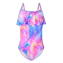 Girls Swimsuit One Piece Ruffles Quick Dry