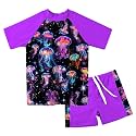 Girls Swimsuits 2 Piece Rash Guard Liner