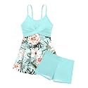 Girls Swimsuits Criss Cross Bathing Suits with Shorts