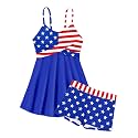 Girls Swimsuits Criss Cross Bathing Suits with Shorts