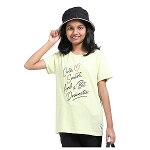 Girls T-Shirt Red Label Compact Cotton