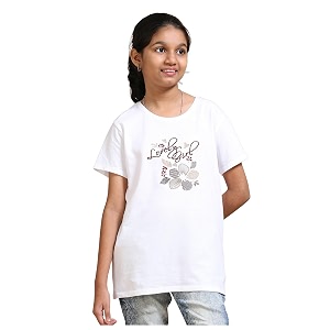 Girls T-Shirt Red Label Compact Cotton