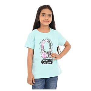 Girls T-Shirt Red Label Compact Cotton