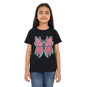 Girls T-Shirt Red Label Compact Cotton