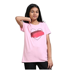 Girls T-Shirt Red Label Compact Cotton