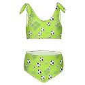 Girls Tankini Swimsuit 2 Piece Pink Unicorn Donuts Summer Beach Bikini Bathing Suit 3T
