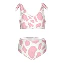Girls Tankini Swimsuit 2 Piece Pink Unicorn Donuts Summer Beach Bikini Bathing Suit 3T