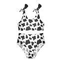 Girls Tankini Swimsuit 2 Piece Pink Unicorn Donuts Summer Beach Bikini Bathing Suit 3T